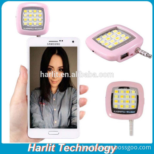 New Night Using Selfie Enhancing LED Flash Light For Smart Phone And Tablet PC